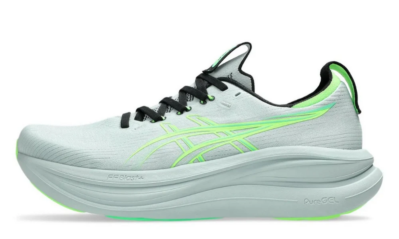 Asics Gel Nimbus 28 Extra Wide 'Cold Moss / Illuminate Green'