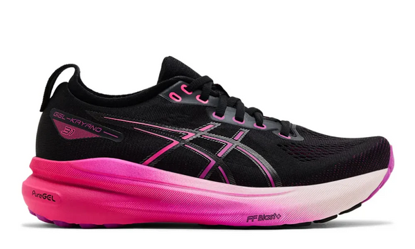 Asics Gel Kayano 31 'Black Bold Magenta'